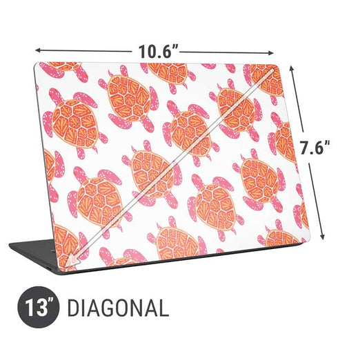 Cat Coq Sea Turtles Universal Laptop 13in (10.6 x 7.6in) Skin